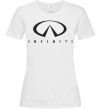 Жіноча футболка Infiniti Logo Білий фото