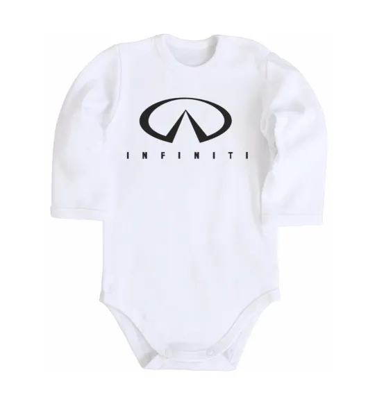 Дитячий бодік Infiniti Logo Білий фото