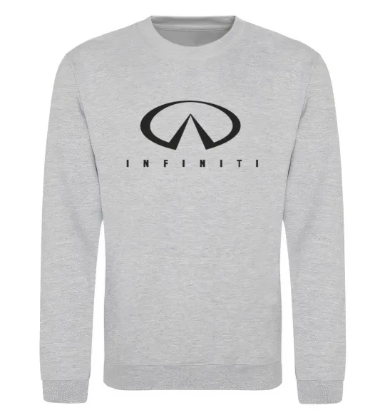 Свитшот Infiniti Logo Серый меланж фото