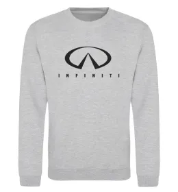 Свитшот Infiniti Logo Серый меланж фото