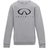 Детский Свитшот Infiniti Logo Серый меланж фото