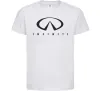 Детская футболка Infiniti Logo Белый фото