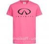 Детская футболка Infiniti Logo Ярко-розовый фото