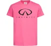 Детская футболка Infiniti Logo Ярко-розовый фото