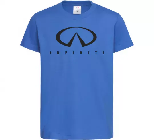 Детская футболка Infiniti Logo Ярко-синий фото