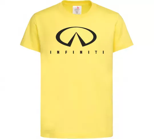 Детская футболка Infiniti Logo Лимонный фото