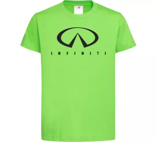 Детская футболка Infiniti Logo Лаймовый фото