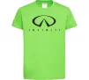 Детская футболка Infiniti Logo Лаймовый фото