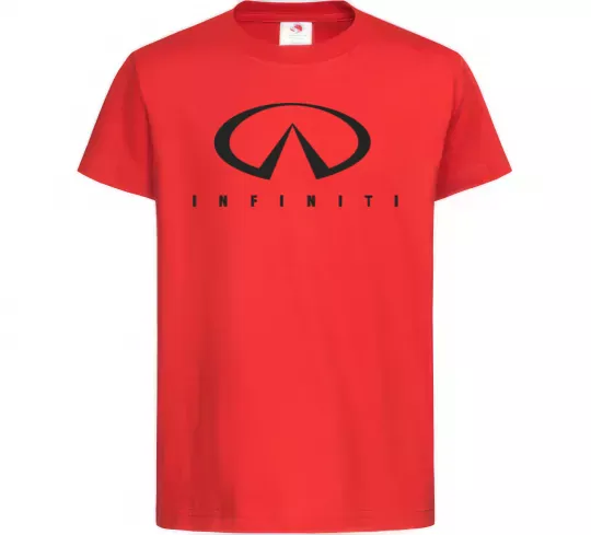 Детская футболка Infiniti Logo Красный фото
