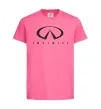 Детская футболка Infiniti Logo Ярко-розовый фото
