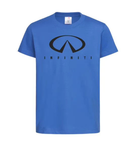 Детская футболка Infiniti Logo Ярко-синий фото