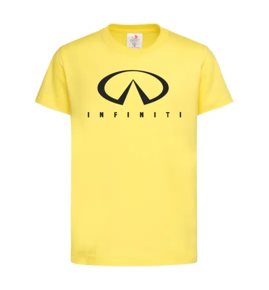 Детская футболка Infiniti Logo Лимонный фото
