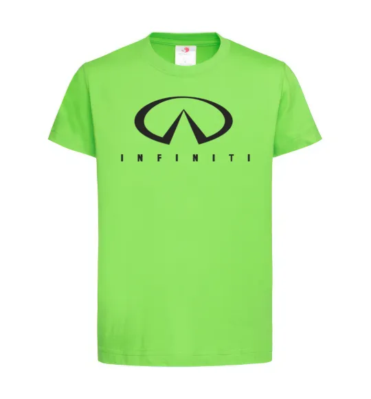 Детская футболка Infiniti Logo Лаймовый фото