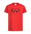 Детская футболка Infiniti Logo Красный фото