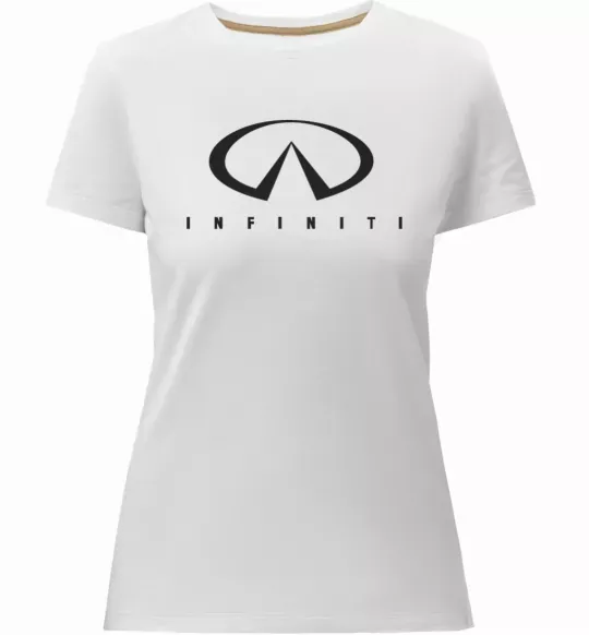 Женская премиум футболка Infiniti Logo Белый фото