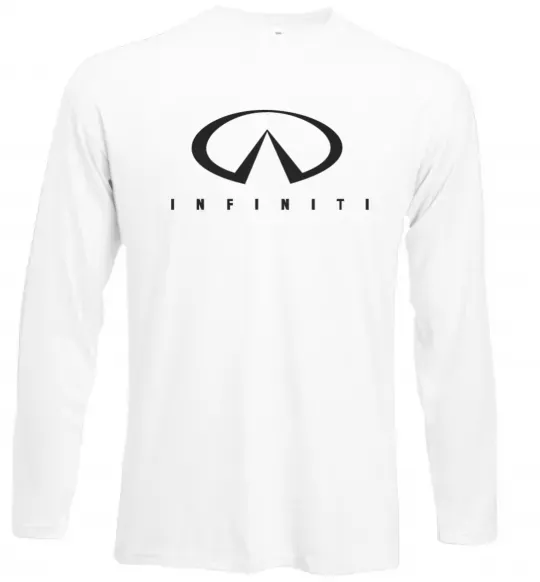Лонгслив Infiniti Logo Белый фото