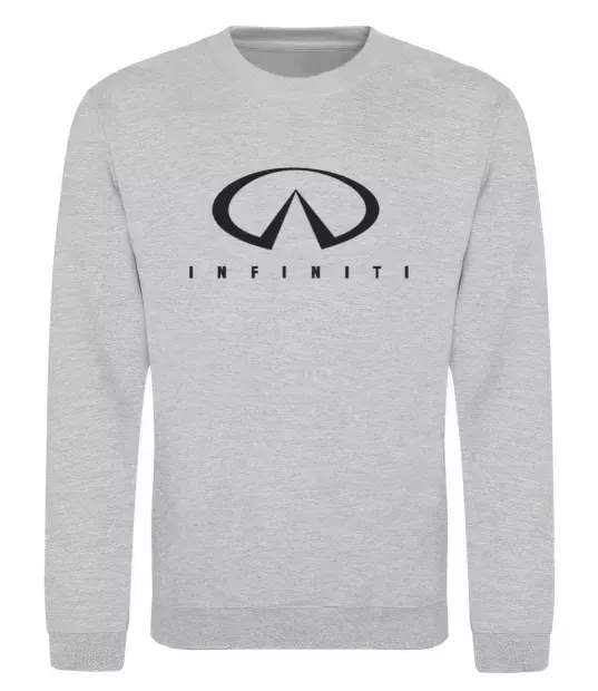 Світшот Infiniti Logo Сірий меланж фото