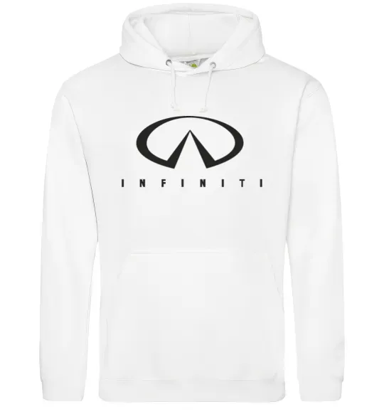 Чоловіча толстовка (худі) Infiniti Logo Білий фото