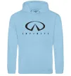 Чоловіча толстовка (худі) Infiniti Logo Блакитний фото