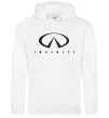 Жіноча толстовка (худі) Infiniti Logo Білий Жіноча толстовка (худі) Infiniti Logo Білий фото