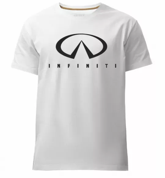 Чоловіча преміум футболка Infiniti Logo Білий фото