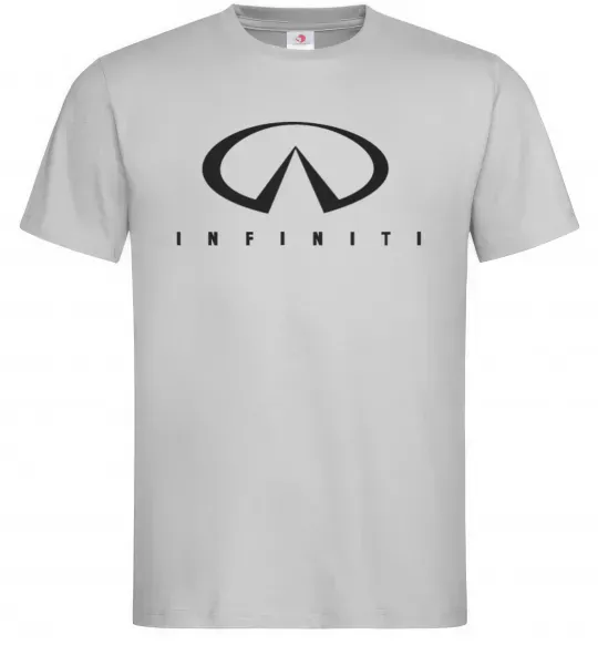 Чоловіча футболка Infiniti Logo Сірий фото