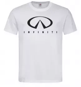 Чоловіча футболка Infiniti Logo Білий фото