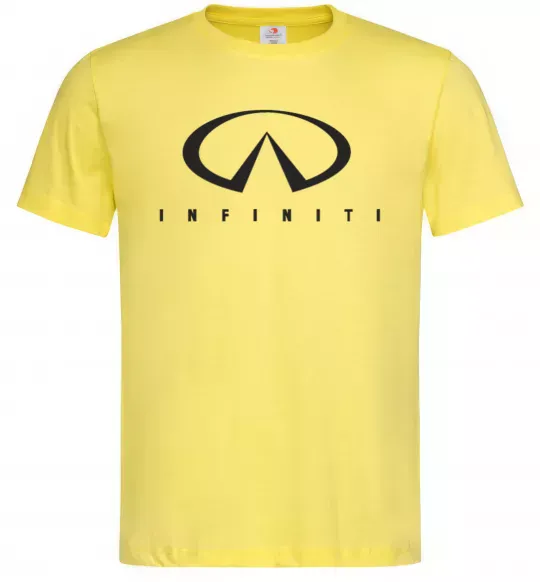 Чоловіча футболка Infiniti Logo Лимонний фото