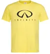 Чоловіча футболка Infiniti Logo Лимонний фото
