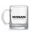 Чашка скляна Nissan motor company Прозорий фото