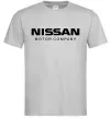 Мужская футболка Nissan motor company Серый фото