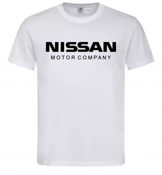 Мужская футболка Nissan motor company Белый фото