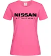 Женская футболка Nissan motor company Ярко-розовый фото