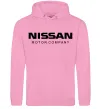 Жіноча толстовка (худі) Nissan motor company Рожевий фото