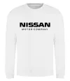 Світшот Nissan motor company Білий фото
