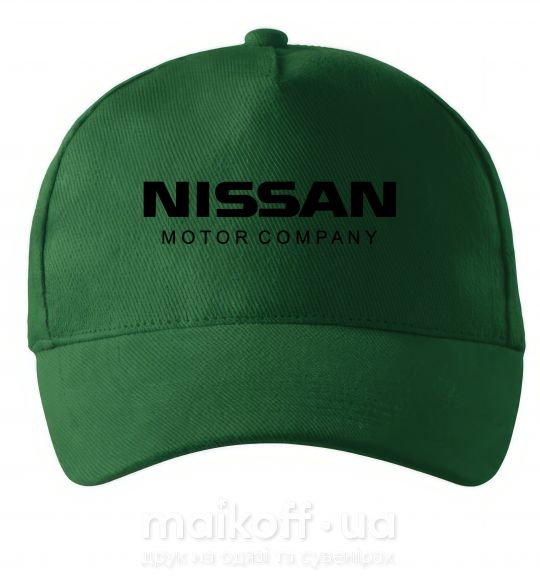 Кепка Nissan motor company Темно-зелений фото