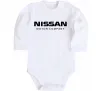 Дитячий бодік Nissan motor company Білий фото