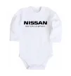 Детский боди Nissan motor company Белый фото