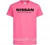 Детская футболка Nissan motor company Ярко-розовый фото