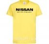 Дитяча футболка Nissan motor company Лимонний фото