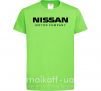 Детская футболка Nissan motor company Лаймовый фото