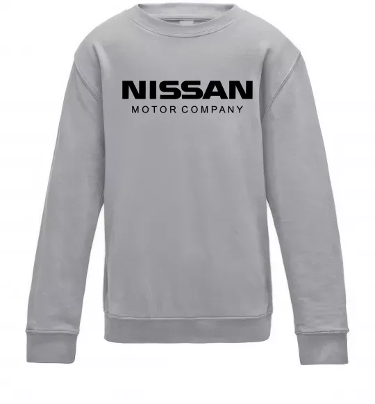 Детский Свитшот Nissan motor company Серый меланж фото