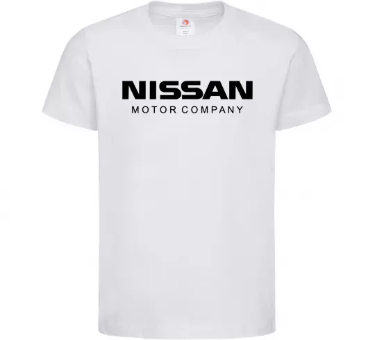 Детская футболка Nissan motor company Белый фото