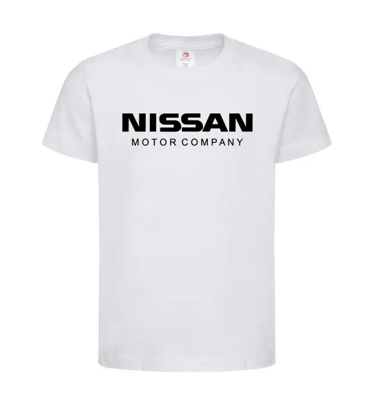 Дитяча футболка Nissan motor company Білий фото