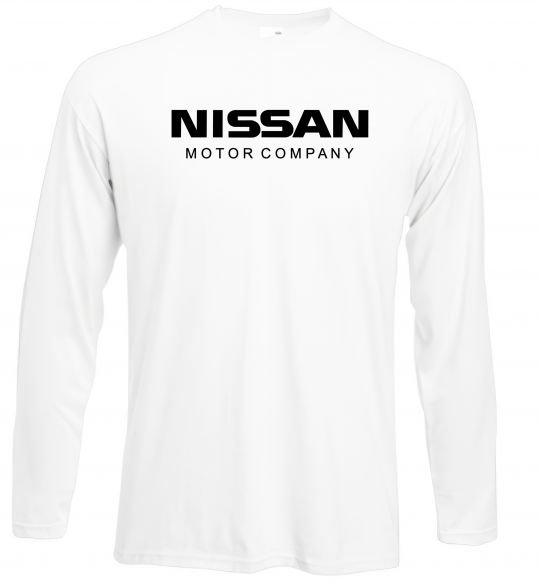 Реглан Nissan motor company Білий фото