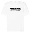 Футболка Оверсайз Nissan motor company Білий фото