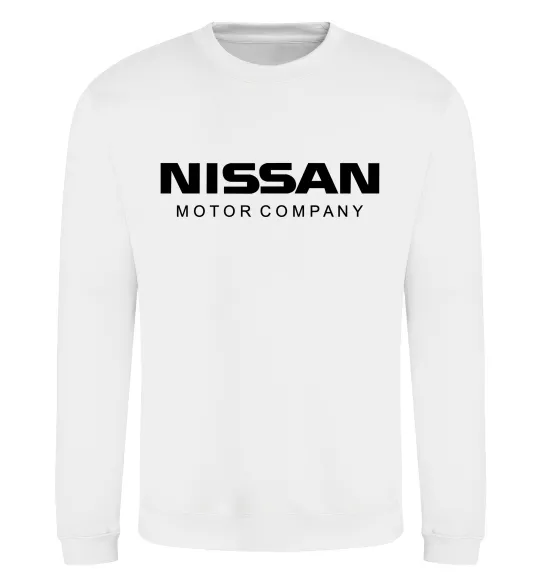 Свитшот Nissan motor company Белый фото