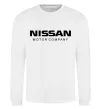 Свитшот Nissan motor company Белый фото