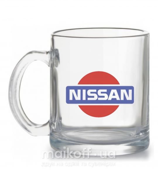 Чашка стеклянная Nissan pepsi Прозрачный фото