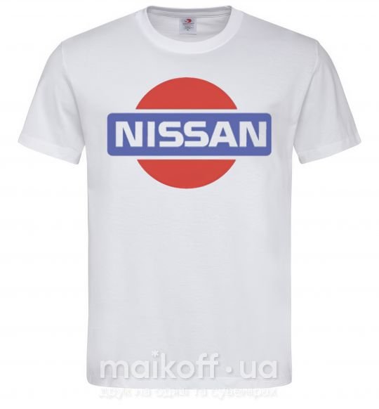 Чоловіча футболка Nissan pepsi Білий фото